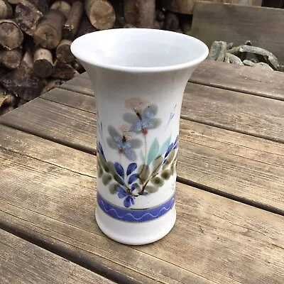 Buy Vintage Highland Stoneware Scottish Vase Floral Decoration 7” Tall • 25£