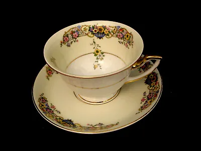 Buy Asturia / Yellow Band By Thomas COFFEE CUP & SAUCER 2 3/8  H  SET / 3 • 33.62£