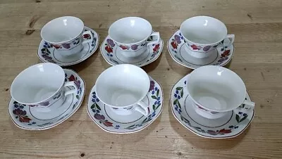 Buy Adams OLD COLONIAL Set Of 6 Cups And Saucers In Good Condition • 12£