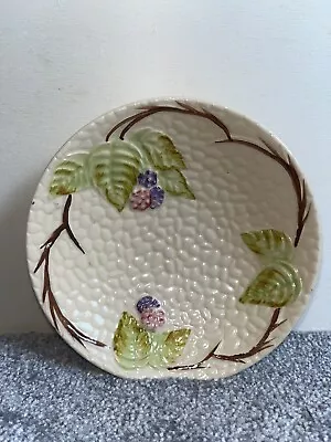 Buy Wade Bramble 6” Dish Plate Hand Painted Made In England Vintage 1950s • 13.99£