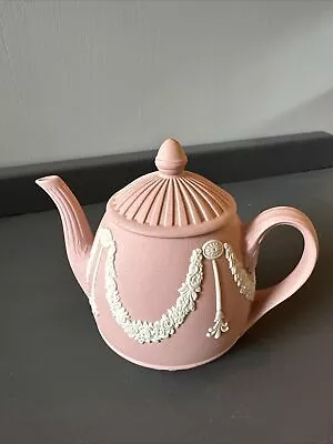 Buy Rare Wedgwood Pink Jasperware Small Teapot Approx 4  Tall • 100£