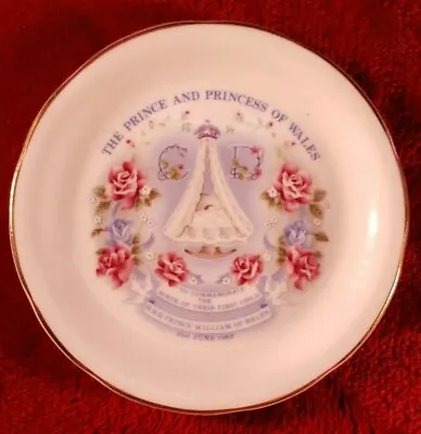 Buy Vintage 1982 Commemorative Plate Birth Of Prince William. Fine Bone China. 4  • 28.81£