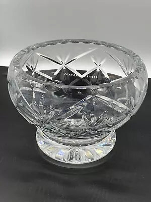 Buy Brierley Cut Glass Crystal Etched Bowl • 3.99£