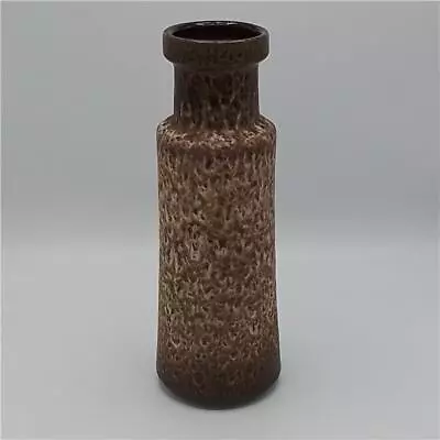 Buy West Germany Fat Lava Pottery Vase. 205-32. Tall Mottled Design • 9.99£