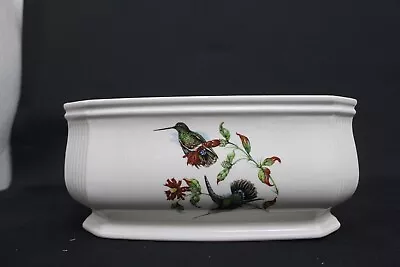 Buy Taunton Vale Potteries Staffordshire Planter, Decorated With Exotic Birds • 23.95£
