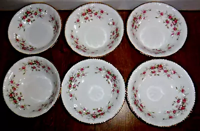 Buy Set Of 6 Royal Albert Paragon Victoriana Rose 5.5  Fruit Bowls ~ Excellent • 19.99£