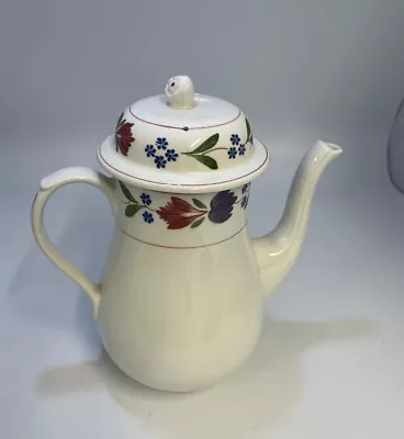 Buy ADAMS OLD COLONIAL COFFEE POT - With Floral Design - Vintage Collectable Homewar • 25£
