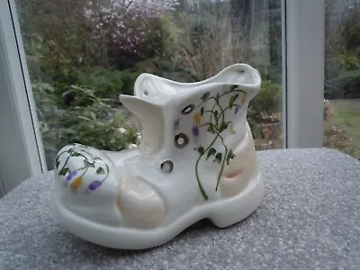 Buy Planter Hand Painted By Craftsmen Made In Portugal Boot Shape Ceramic • 5.50£