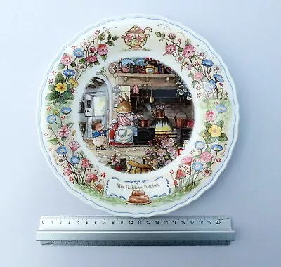 Buy Wedgewood Foxwood Tales Mrs Rabbits Kitchen  Brian Paterson Collectable Plate • 3.40£