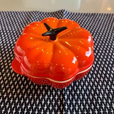Buy Le Creuset Mini Casseroles Pottery Ovenware Petite Pumpkin Casserole Orange • 54.18£