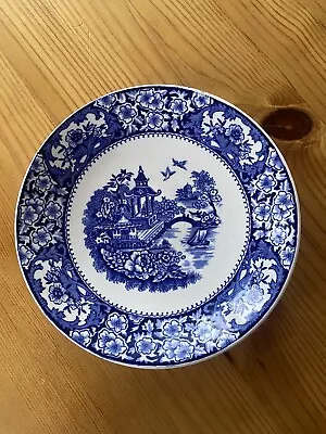 Buy Olde Alton Ware Blue & White Saucer • 1.49£