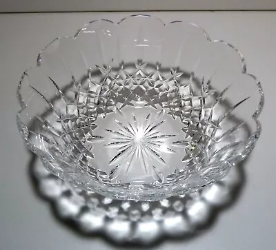 Buy Waterford Crystal LISMORE (1957-) Flared Scalloped Bow 9  Made In Ireland • 28.44£