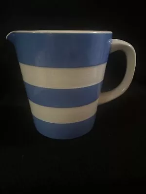 Buy Vintage  TG  Green CORNISH KITCHEN WARE  Judith Onions Small Pitcher Blue White • 24.78£