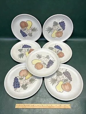 Buy 7  Chatham Potters Pottery Country Harvest 9.5” Dinner Plates • 36.52£