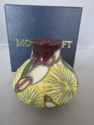 Buy Moorcroft Miniature Boxed  VASE 5.5 Cm Perfect Issued 2008 • 75£