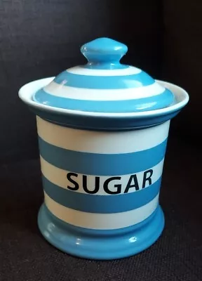 Buy Fairmont & Main Kitchen  Sugar Jar Delph Blue Stripe  • 15£