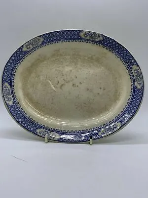 Buy  Vintage S. Hancock & Son Corona Wear Blue & White Floral Dining Plate • 6.99£