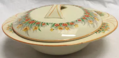 Buy Vintage Tableware Burleigh Ware Vegetable Tureen Art Deco Balmoral Pattern • 15£