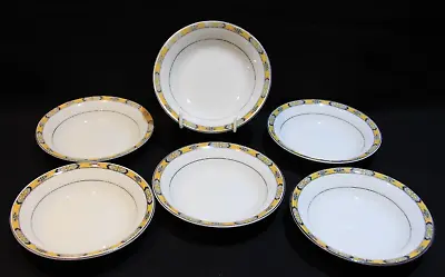 Buy Set Of 6 Vintage Bone China Desert Bowls In Chester Pattern Made By Grindley • 9.95£