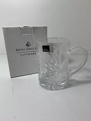 Buy Royal Doulton 1 Pint Tankard Fine Lead Crystal Keswick Design • 12.75£