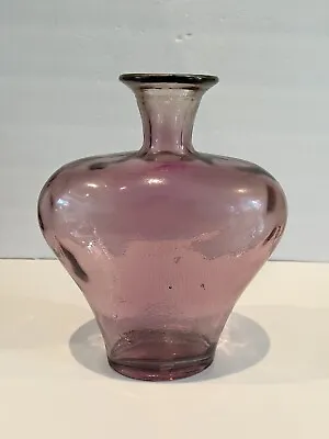 Buy San Miguel Recycled Amethyst  Glass Vase Bottle 11” • 23.98£