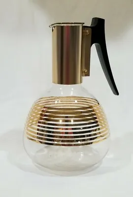 Buy Vintage MCM Glass Coffee Pot Carafe Colony Heatproof USA Collectible Glassware • 35.67£