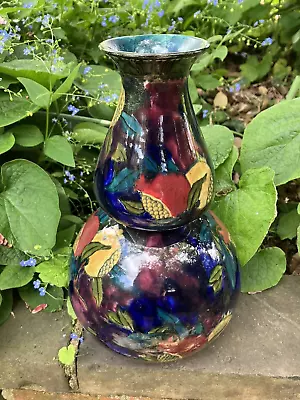 Buy Art Deco S Hancock & Sons Rubens Ware Pomegranate Vase 25cm • 9.99£