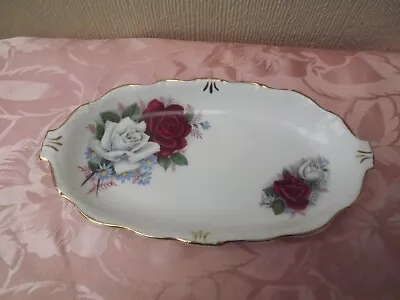Buy Queen Anne  Duet  Shallow Oval Dish - Porcelain/china - Made In England • 8.50£