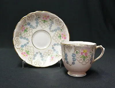 Buy Tuscan Fine English Bone China Teacup And Saucer; Forget-me-nots • 11.25£