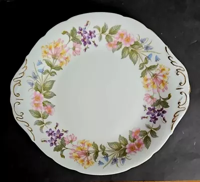 Buy Paragon China Sandwich / Cake Plate In The  Country Lane  Pattern - 24 Cm • 10£