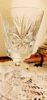 Buy Star Of Edinburgh Crystal 5 1/8  Claret Wine Glass Made In Scotland • 28.42£