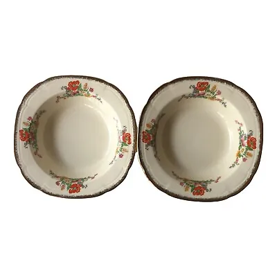 Buy Alfred Meakin Royal Marigold 2x Side Plates 14cm X 14cm • 17.48£