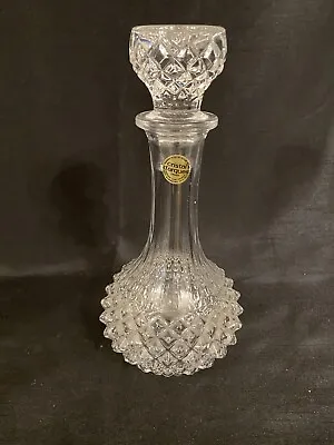 Buy Cristal D Arques Durand Longchamp Decanter With Stopper 24.5 Cm Tall • 15.99£