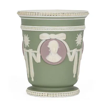 Buy Wedgwood Antique Three Color Jasperware Medallion Vase • 895£