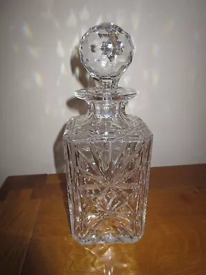 Buy Royal Brierley Cut Crystal Glass 'Tall Bruce' Spirit Decanter 12''  Signed • 23.99£