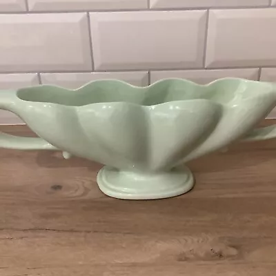 Buy Constance Spry Vase, Original Fulham Pottery Vase Scallop Spry Vase Green • 600£