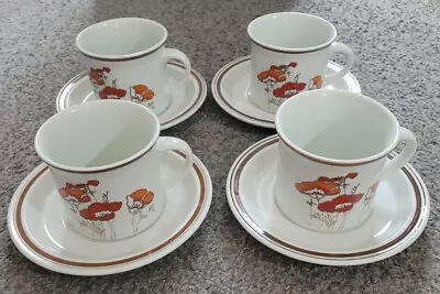 Buy Royal Doulton Fieldflower Cups And Saucers, Used, Good Condition  • 0.99£