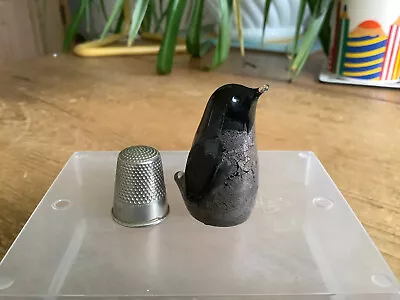Buy Nice Miniature Azureen Isle Of Wight Art Glass Penguin Bird • 9£
