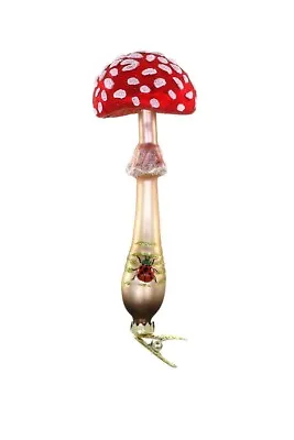 Buy Cody Foster - Woodlands Toadstool With Ladybug Ornament - GO-9529-6 • 26.90£