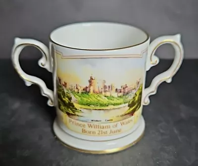 Buy Vintage Aynsley Small Fine Bone China Loving Cup - Birth Of Prince William 1982 • 9£