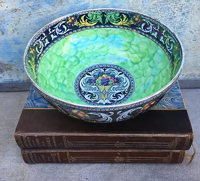 Buy Antique Maling Green Lustre Ware Fruit Bow In The 'Classic' Cornucopia Pattern • 18.99£