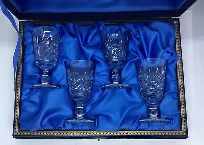 Buy Thomas Webb Crystal Set Of 4 Stem Glasses In Presentation Box • 20£