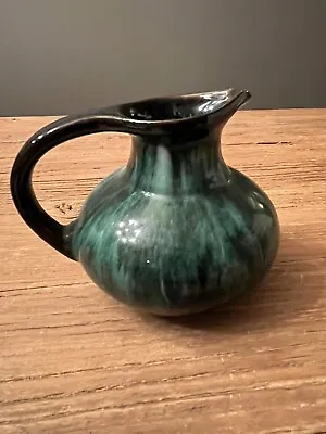 Buy Blue Mountain Pottery Creamer Pitcher Vase 4  Canada Redware Green Drip Glaze  • 11.34£