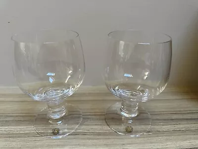 Buy Pair Boxed Dartington Crystal   Complete Imbiber   Burgundy Glasses • 25£