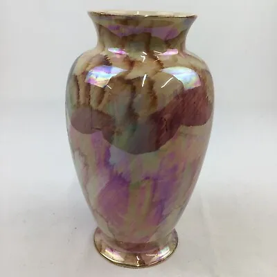 Buy Oldcourt Ware Lustre Vase J Fryer Spey Ltd 10 Inch Pink Purple Hand Painted • 15.95£