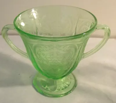 Buy Royal Lace Green Depression Glass   Sugar  Bowl From Hazel Atlas Glass  Perfect • 9.44£
