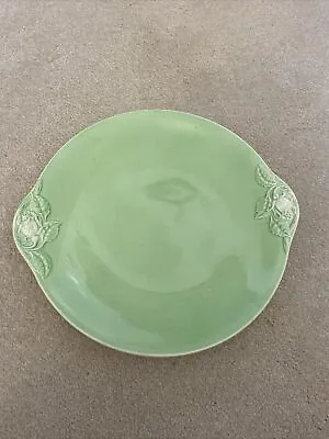 Buy Royal Winton Grimwades Platter/Plate 10 Inch Diameter Apple Green Vintage • 7£