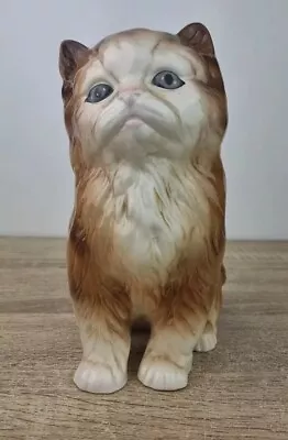 Buy Vintage Melba Ware Large Ginger Brown Cat Kitten Ornament Figurine • 15£