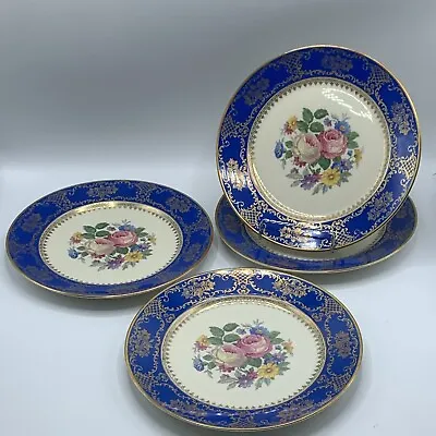 Buy Thomas Ivory 04823 ~Bavaria Germany ~10” Luncheon Plates •Lot Of 4 *FLAWLESS* • 115.07£