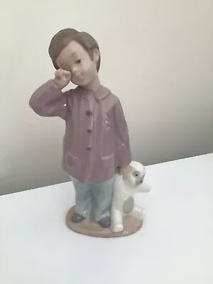 Buy Nao By Lladro Figurine, ‘Sleepy Head’, Boy With Teddy - 1139 • 5.50£
